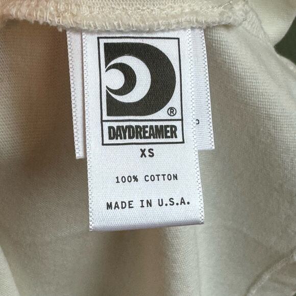 Daydreamer Rolling Stones Tee Crew Neck T Shirt Set List Tour Soft XS Cream - Picture 5 of 14